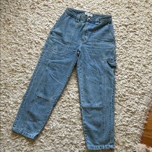 Alex Mill Denim Carpenter Pants in Light Blue